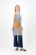 Navy Striped Apron